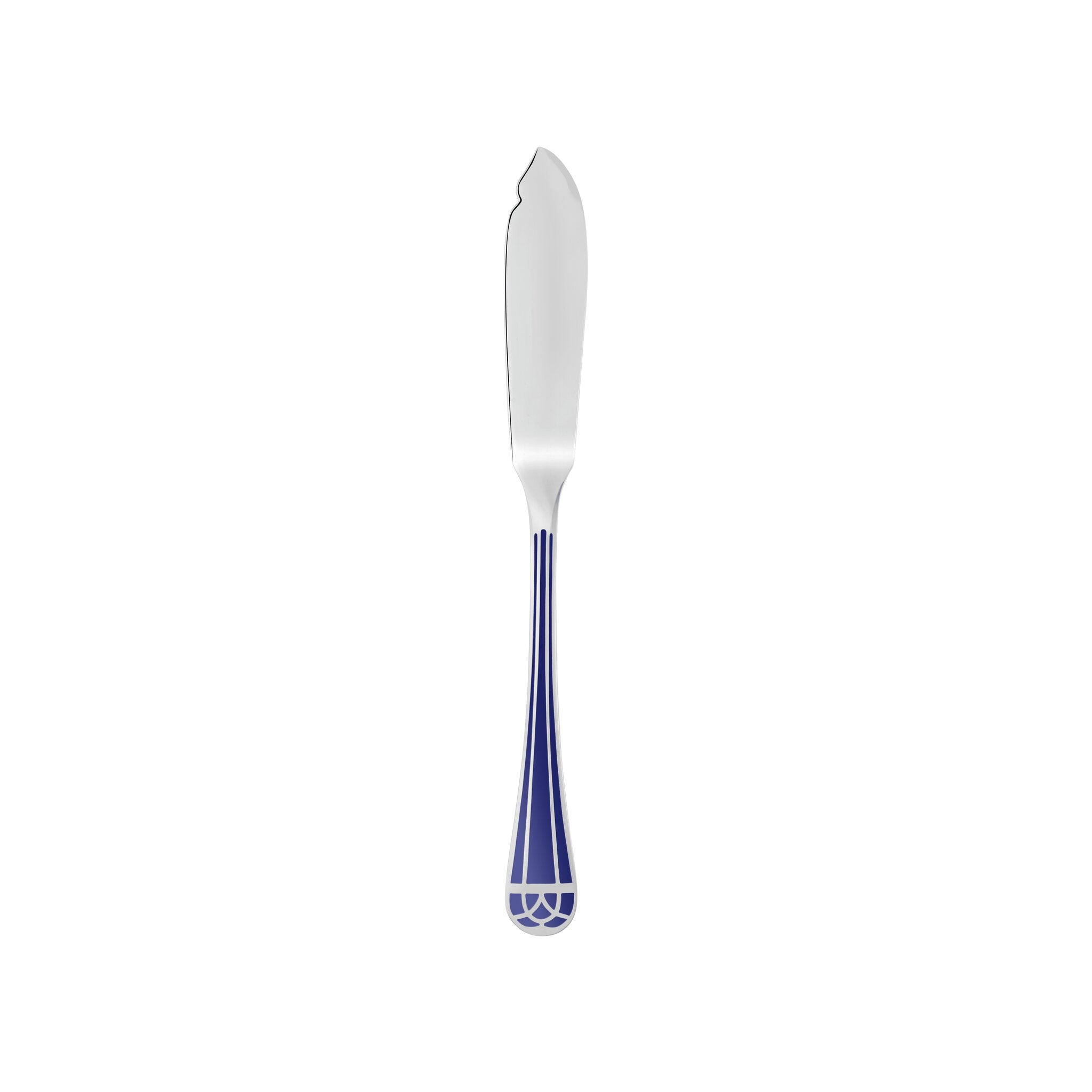 Christofle Silver-Plated Fish Knife - Marbled Blue — additional view