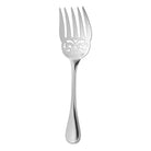 Christofle Silver Plated Fish Serving Fork in silver-plate on a white background