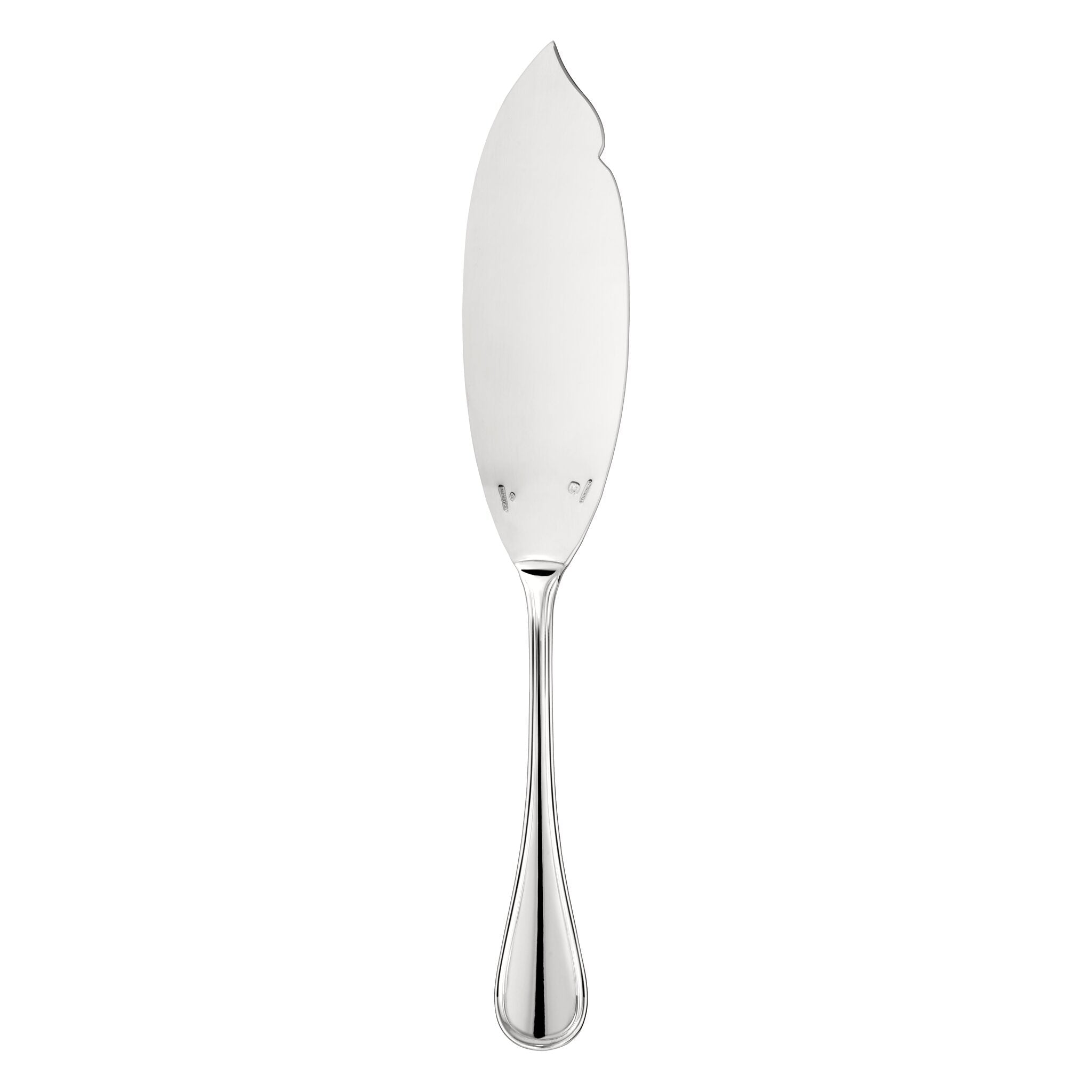 Christofle Fish Serving Knife Albi Sterling Silver in sterling silver on a white background