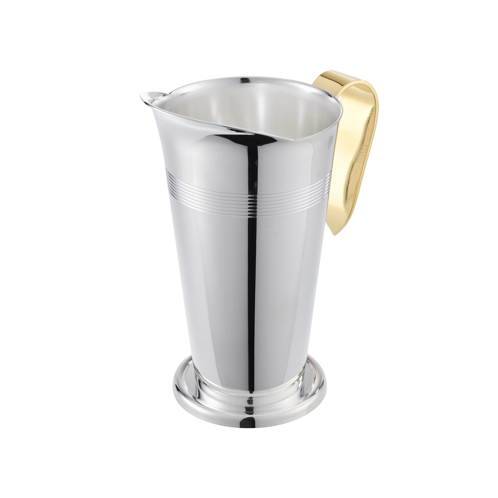 Christofle Fjerdingstad Silver-plated Water Pitcher with Gilded Handle — additional view
