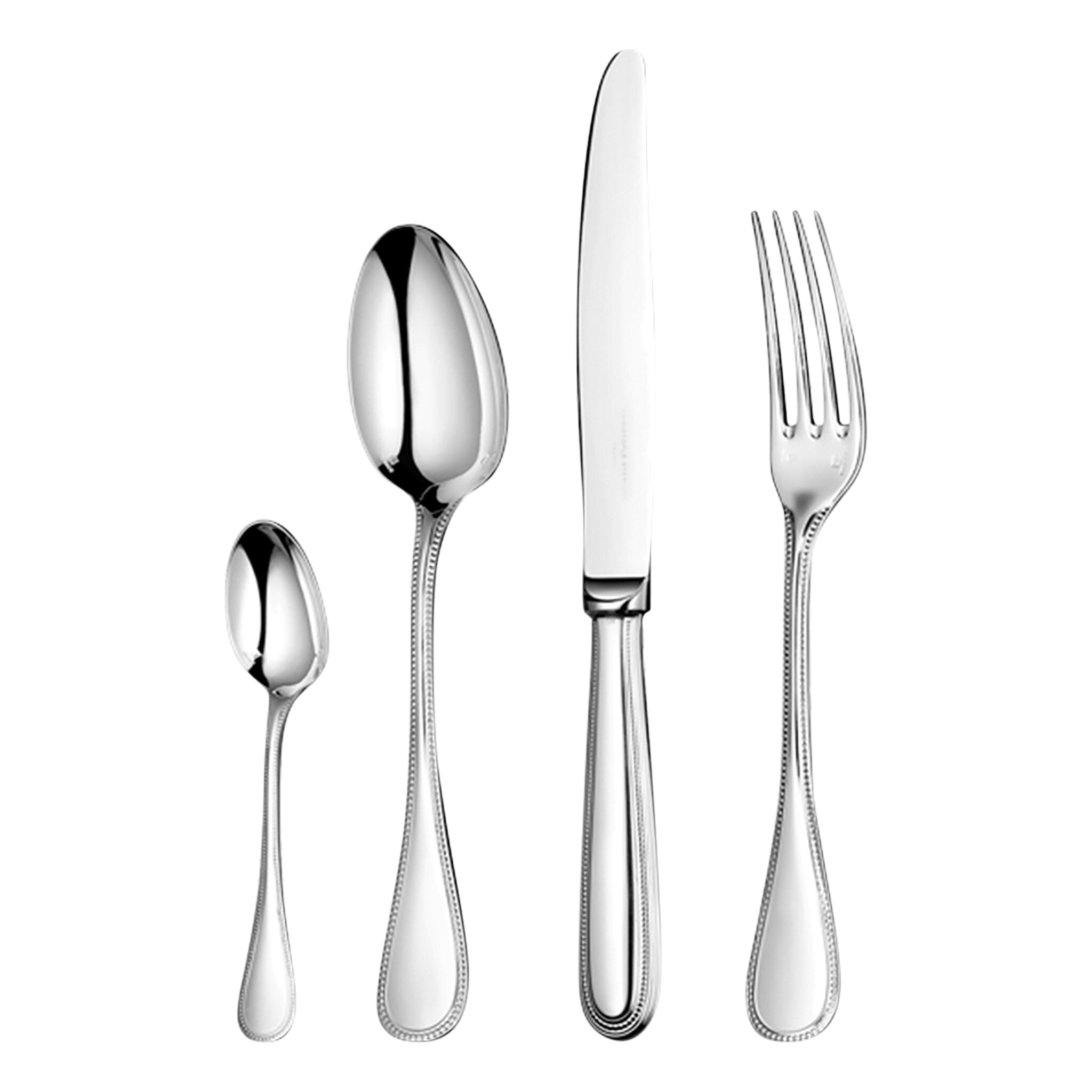 Christofle Perles 110 Piece Silver-Plated Flatware Set with Chest — additional view