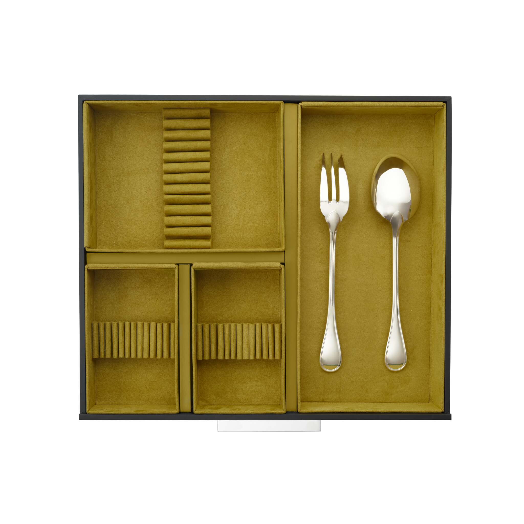 Christofle Perles 110 Piece Silver-Plated Flatware Set with Chest — additional view