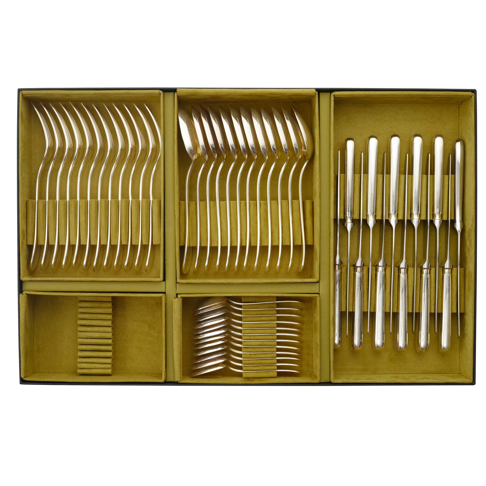 Christofle Flatware Set for 12 People (48 Pieces) Hudson Stainless Steel — additional view