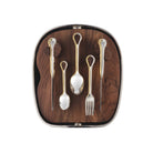 Christofle Carrousel Two-Tone Partially Gilded Shell Silver-Plated 24-Piece Flatware Set — additional view
