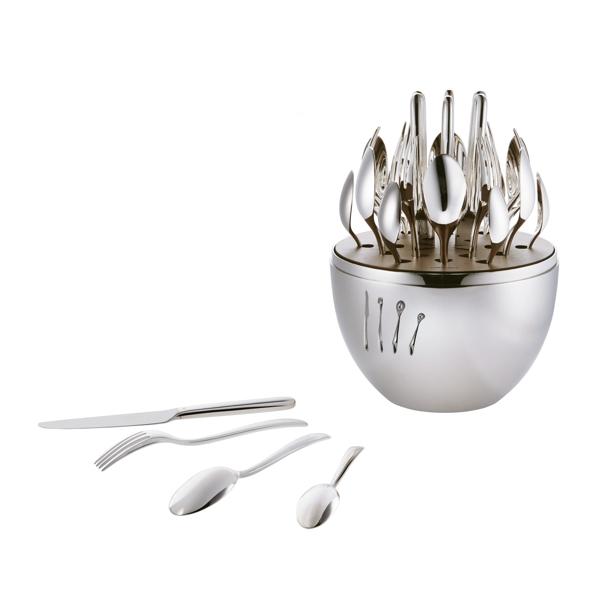 Christofle Mood Silver-Plated 24-Piece Dessert Set — additional view