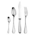 Christofle Perles 30-Piece Silver-Plated Flatware Set with Chest in silver-plate on a white background