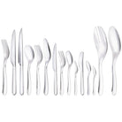 Christofle Infini 77-piece Flatware Set for 6 People with Free Chest in silver-plate on a white background