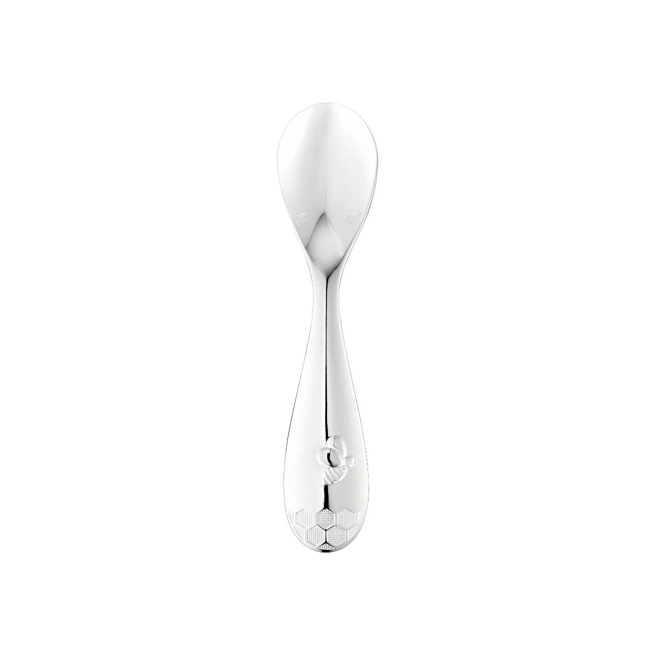 Christofle Beebee Silver Plated Two-piece Flatware Set in silver-plate on a white background