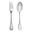 Christofle Albi Silver-Plated Children’s Two-Piece Flatware Set in sterling silver on a white background