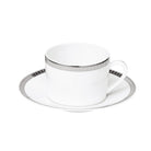 Christofle Malmaison Gilded Porcelain Teacup and Saucer — additional view