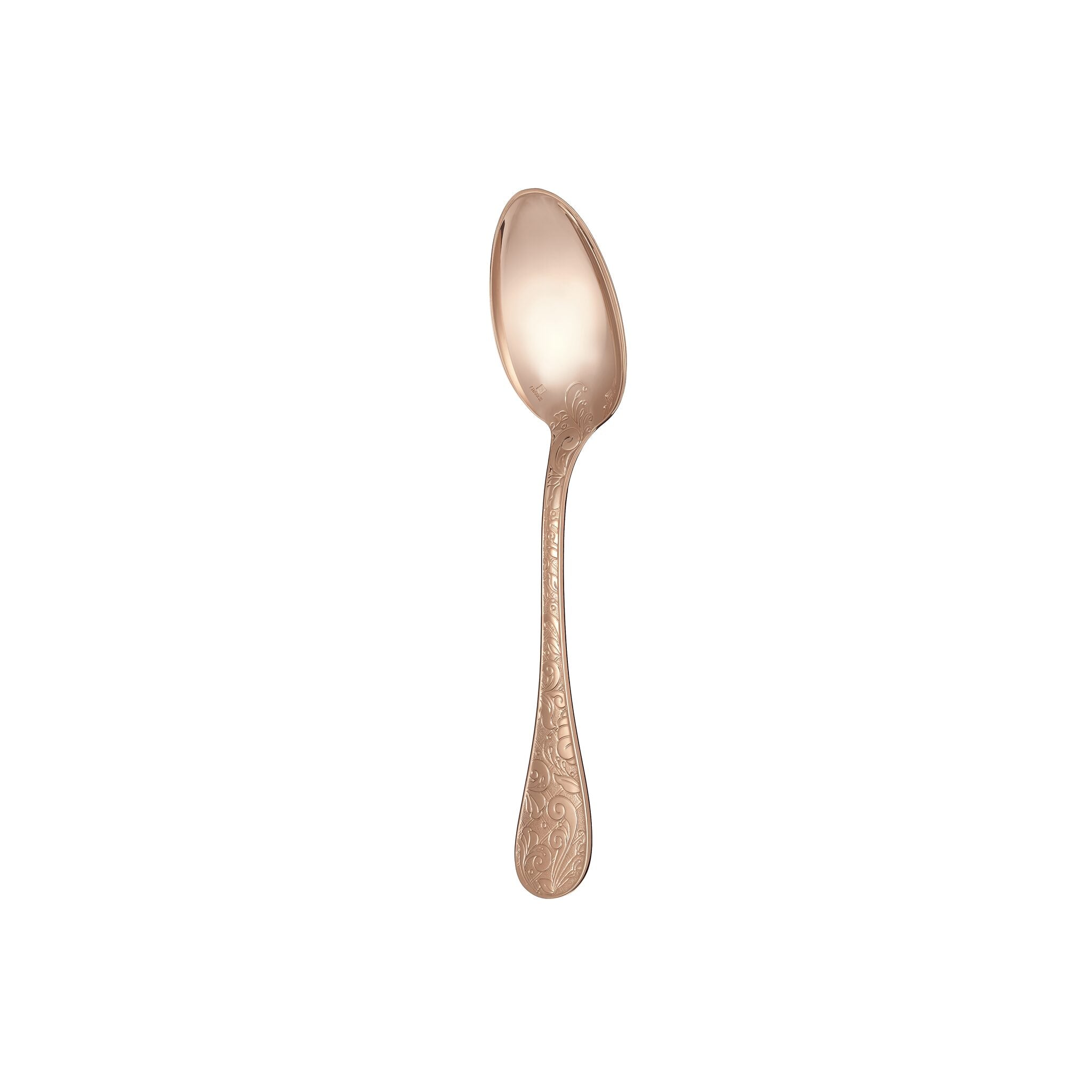 Christofle Jardin d'Eden Gilded Rose Gold Dessert Spoon — additional view