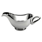 Christofle Vertigo Medium Silver-Plated Gravy Boat in silver-plate on a white background