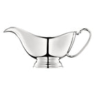 Christofle Albi Silver-Plated Gravy Boat - Medium in silver-plate on a white background