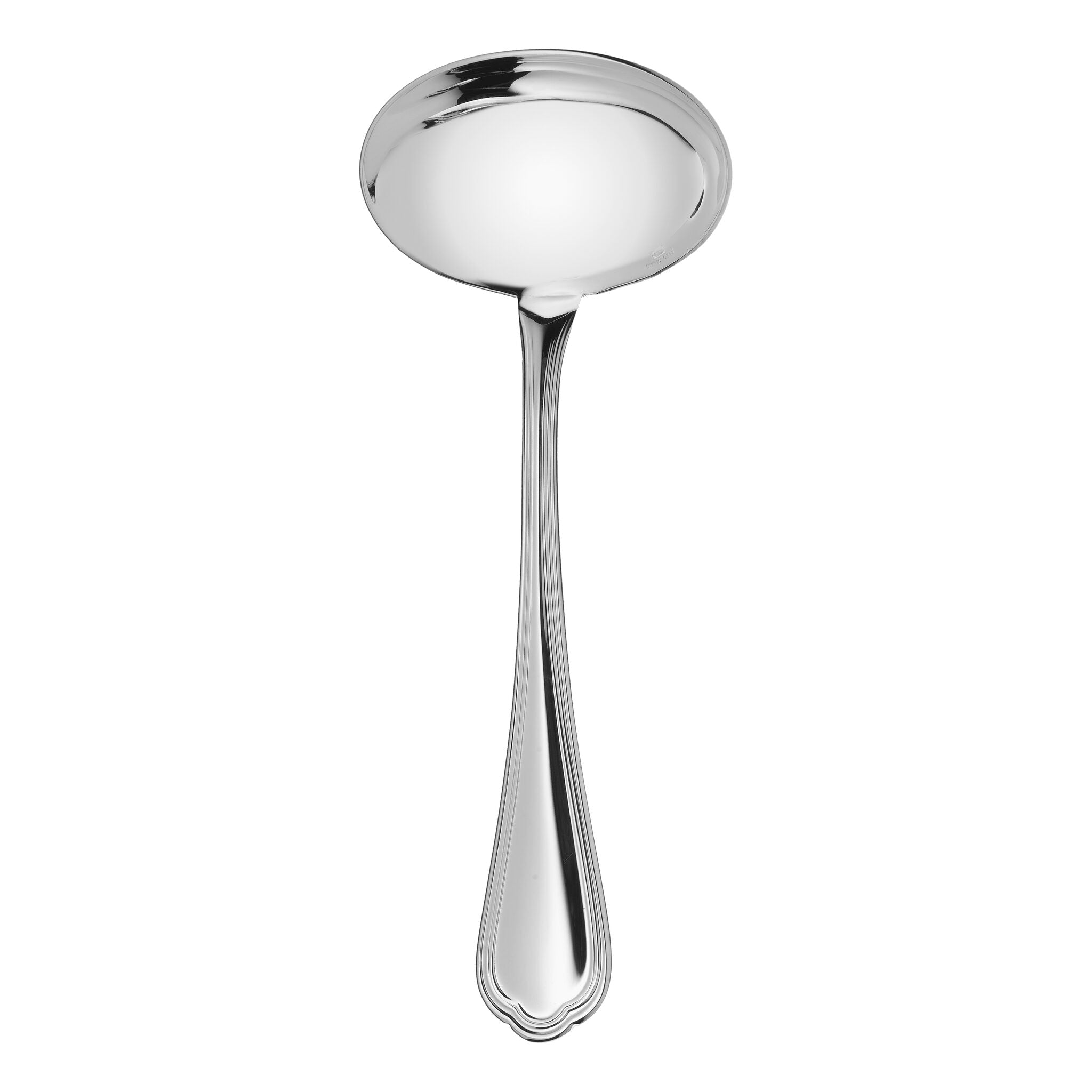 Christofle Spatours Silver-Plated Gravy Ladle in silver-plate on a white background