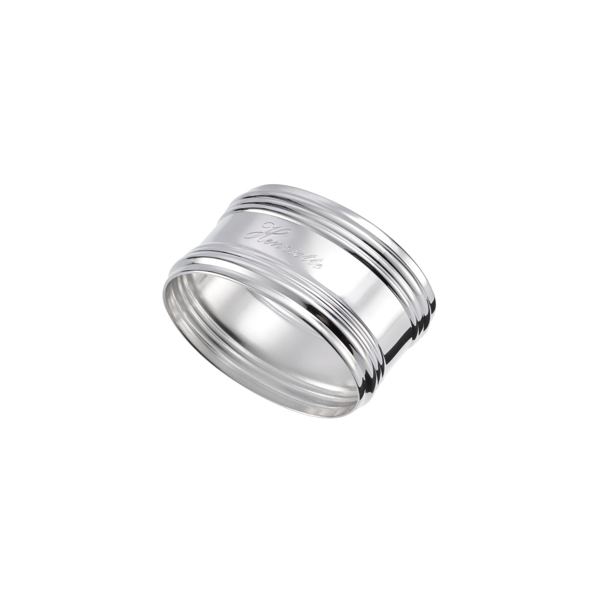 Christofle Henriette Silver-Plated Napkin Ring, view 2