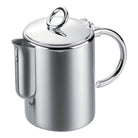 Christofle Vertigo Silver-Plated Teapot in silver-plate on a white background