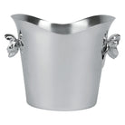 Christofle Anémone-Belle Epoque Silver-Plated Ice Bucket in silver-plate on a white background