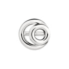 Christofle Idole de Christofle Sterling Silver Double Circle Ring on a white background