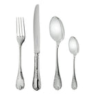 Christofle Marly 5-Piece Sterling Silver Flatware Set in sterling silver on a white background
