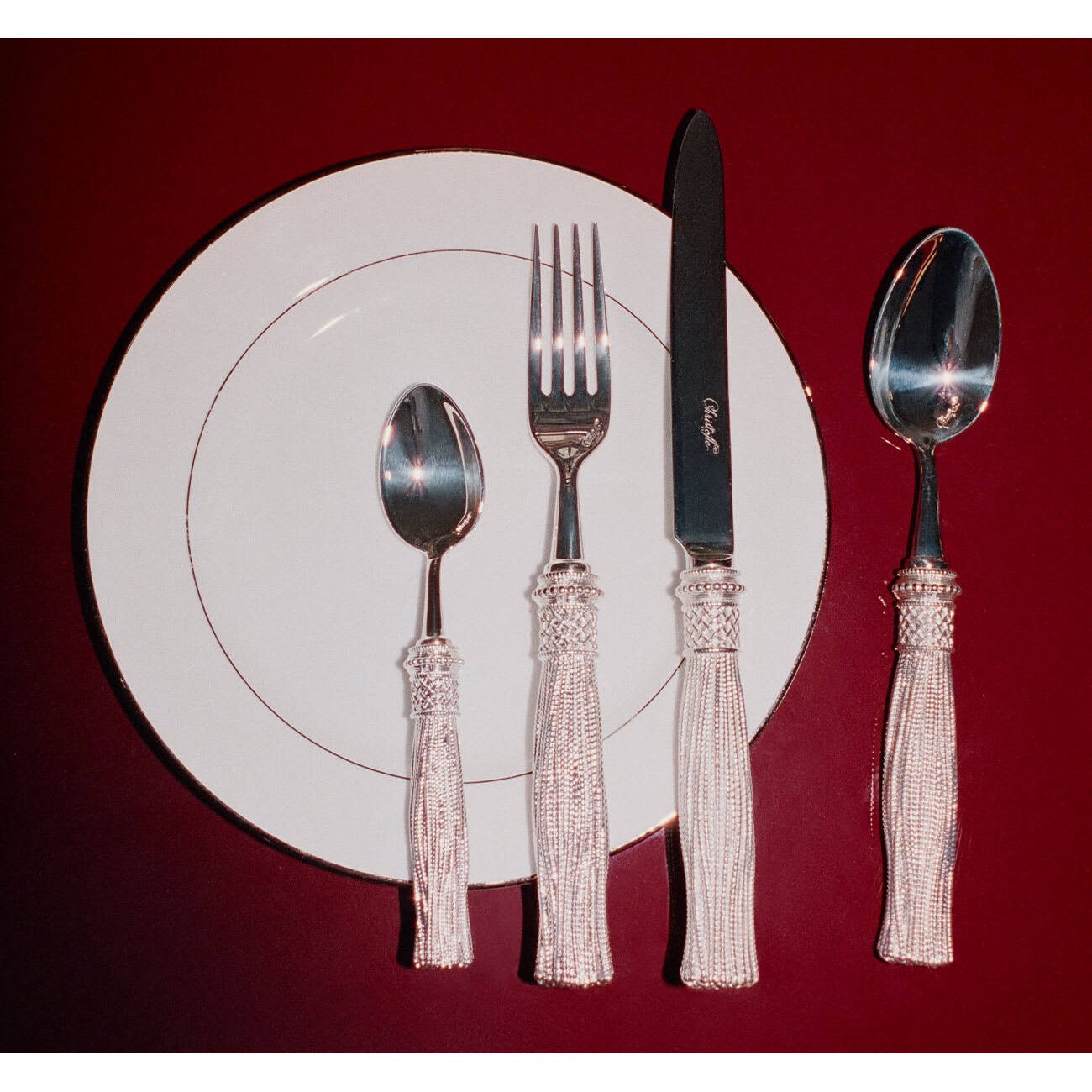 Christofle Pompon 4-piece Silver-plated Individual Place Settings — additional view