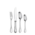 Christofle Marly Silver-Plated Medium Individual Flatware Set in silver-plate on a white background