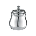 Christofle Individual Sugar Bowl Albi Silver Plated in silver-plate on a white background