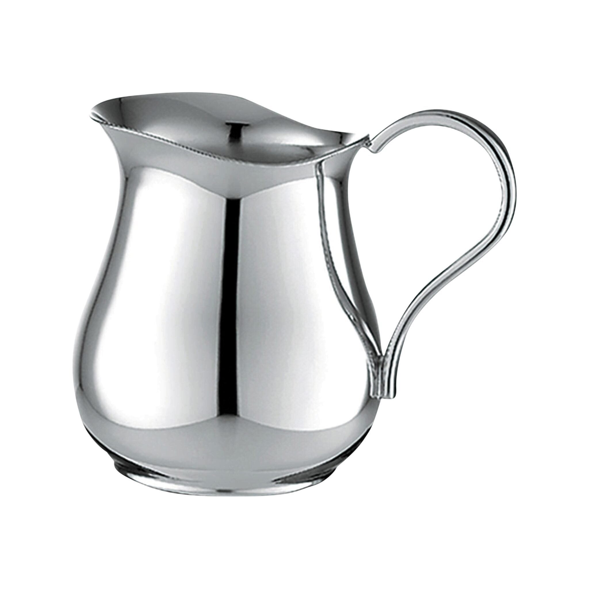 Christofle Albi Silver-Plated Cream Pitcher in silver-plate on a white background