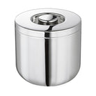 Christofle Oh de Christofle Stainless Steel Insulated Ice Bucket in stainless steel on a white background
