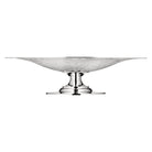 Christofle Jardin d'Eden Silver-Plated Fruit Bowl with Pedestal Base in silver-plate on a white background
