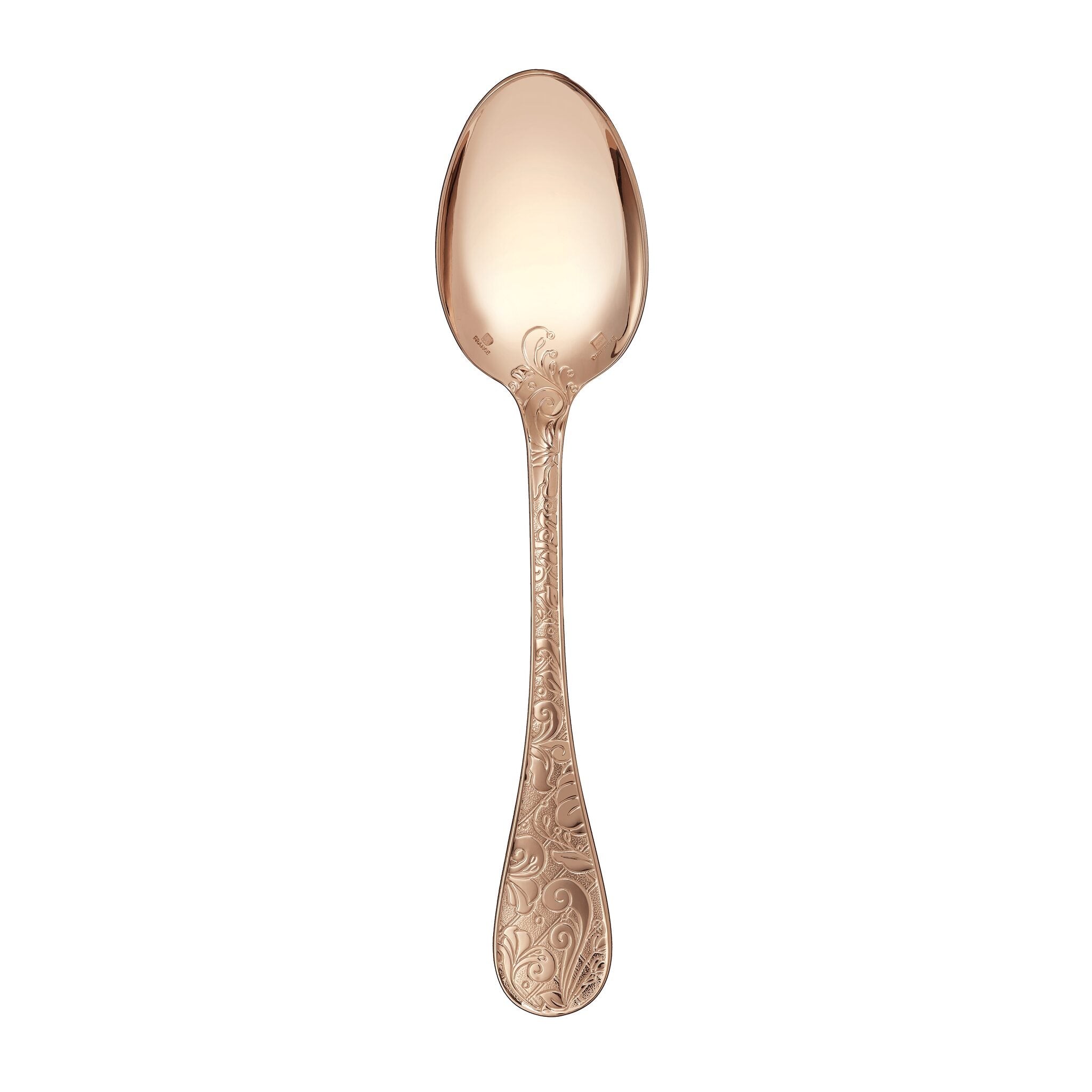 Christofle Jardin d'Eden Gilded Rose Gold Table Spoon — additional view