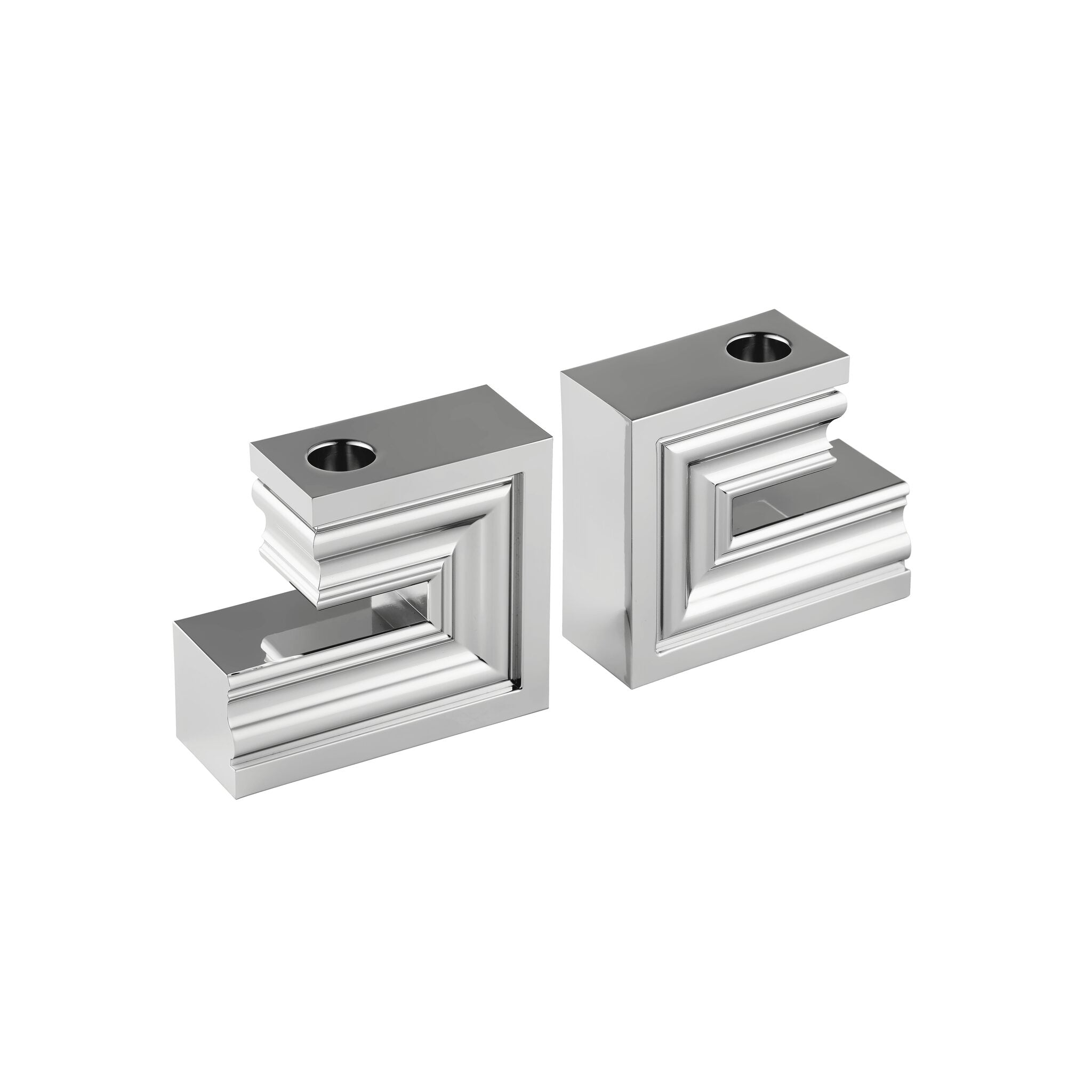 Christofle Perspectives Chrome Aluminium Large Candle Holder N°1 — additional view