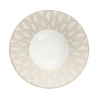 Christofle Malmaison Porcelain Large Rim Plate Gold Finish — additional view