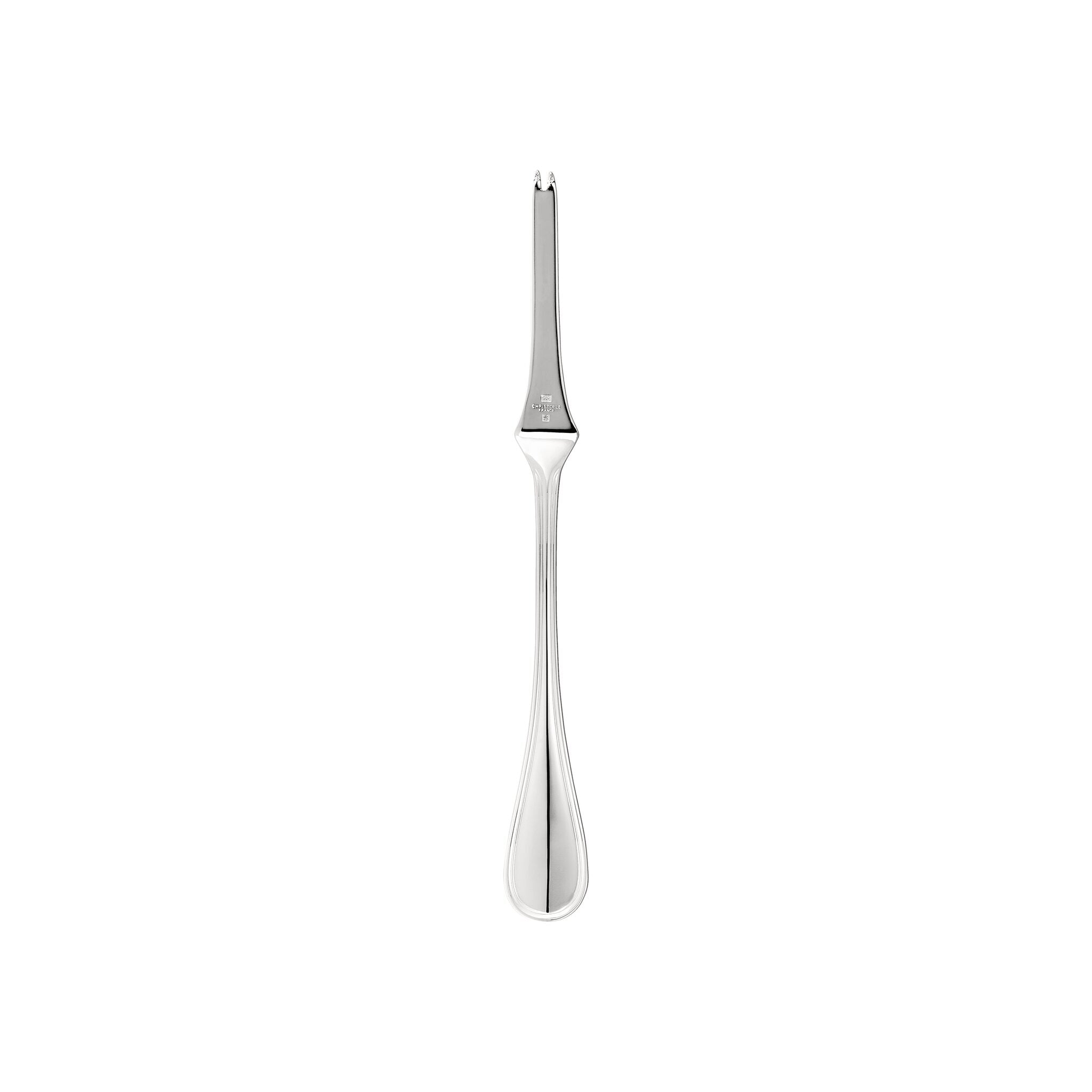 Christofle Albi Silver-Plated Lobster Fork in silver-plate on a white background