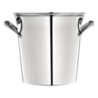 Christofle Malmaison Silver-Plated Two-Bottle Champagne Cooler Bucket in silver-plate on a white background