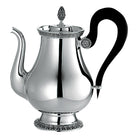 Christofle Malmaison Silver-Plated Teapot in silver-plate on a white background