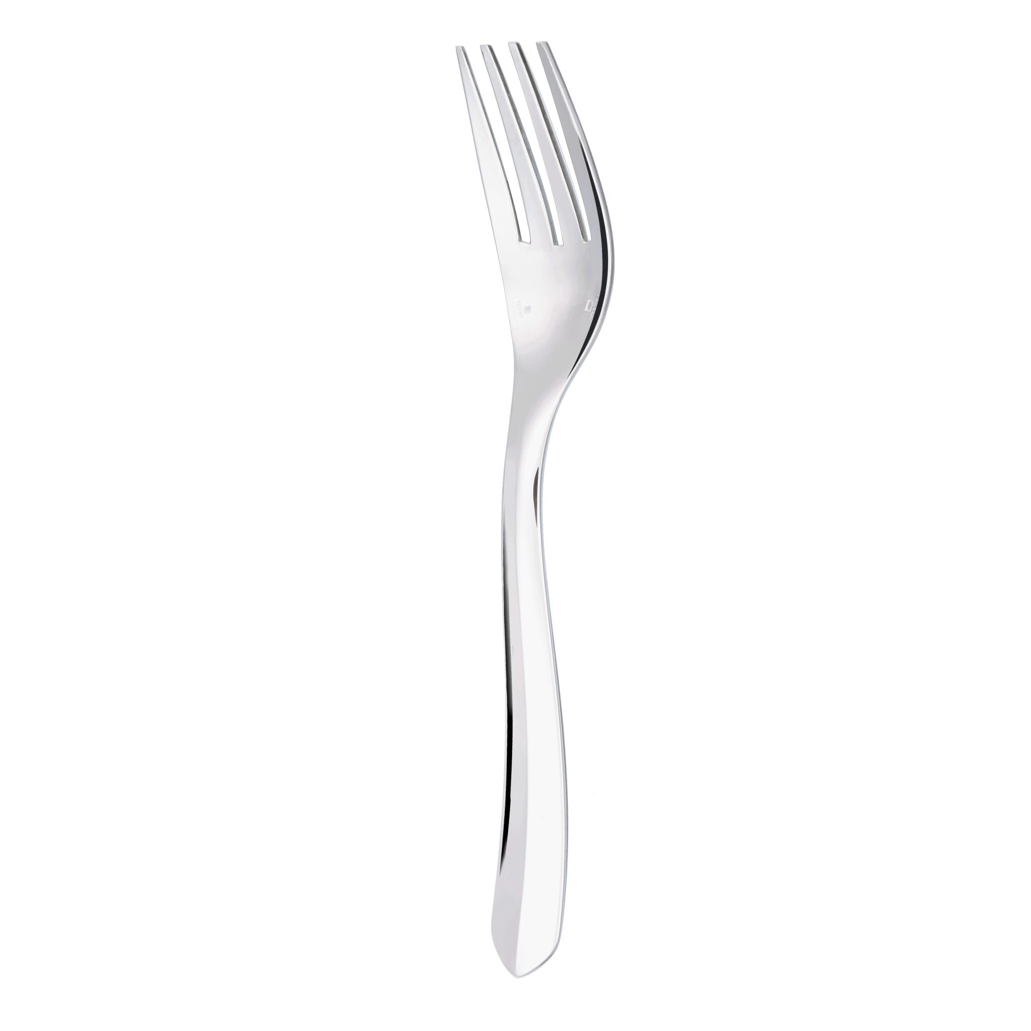 Christofle Infini Silver-Plated Universal Fork in silver-plate on a white background