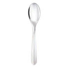 Christofle Infini Silver-Plated Dessert Spoon in silver-plate on a white background