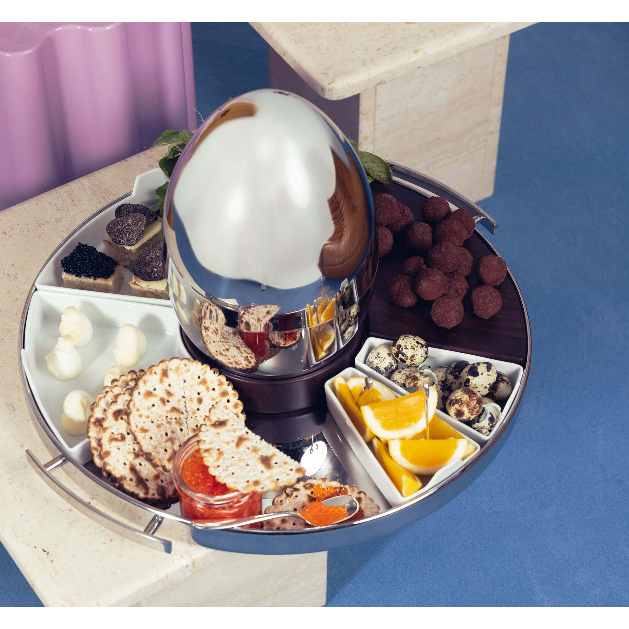 Christofle Stainless Steel MOOD Party Tray — additional view