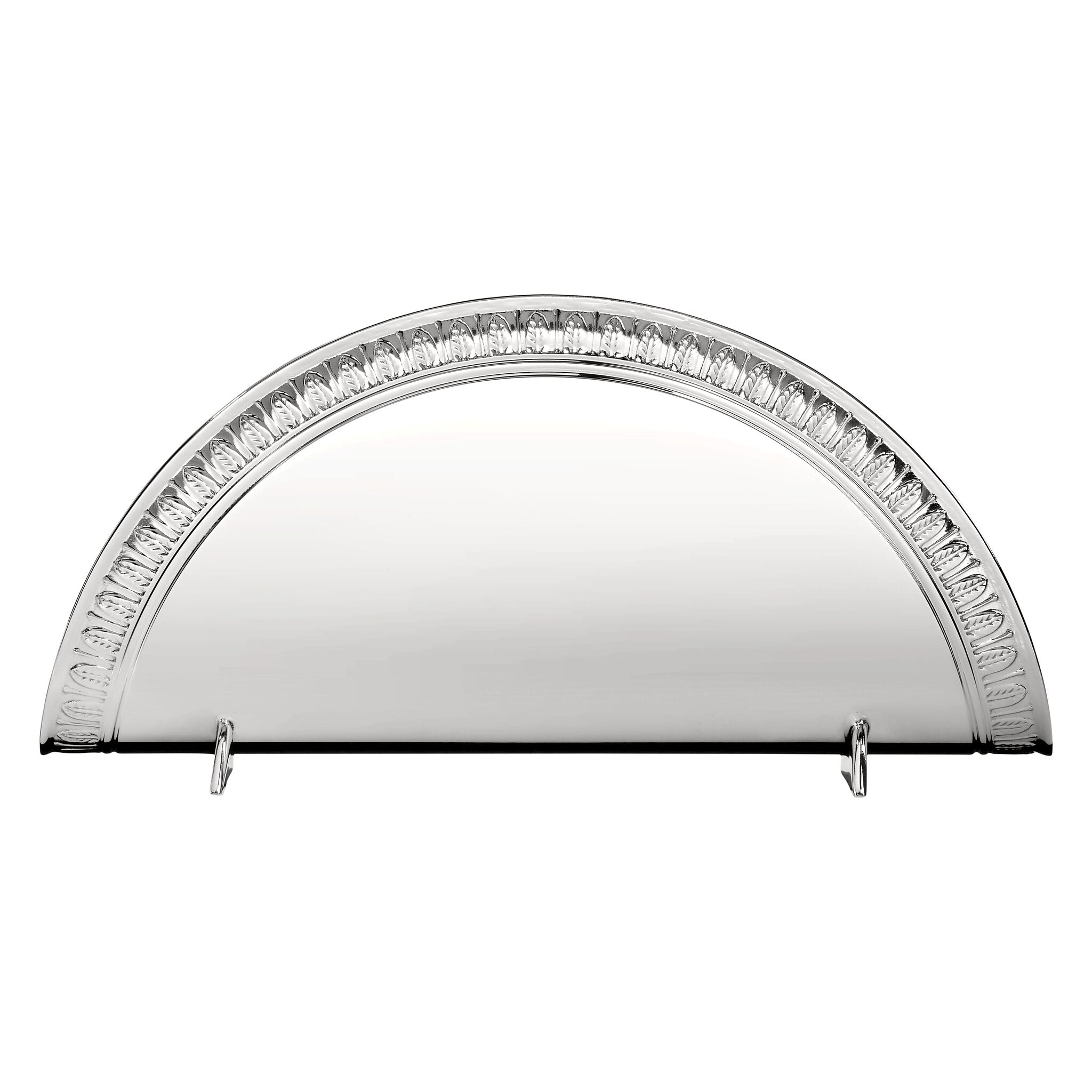 Christofle Malmaison Silver-Plated Napkin Holder in silver-plate on a white background