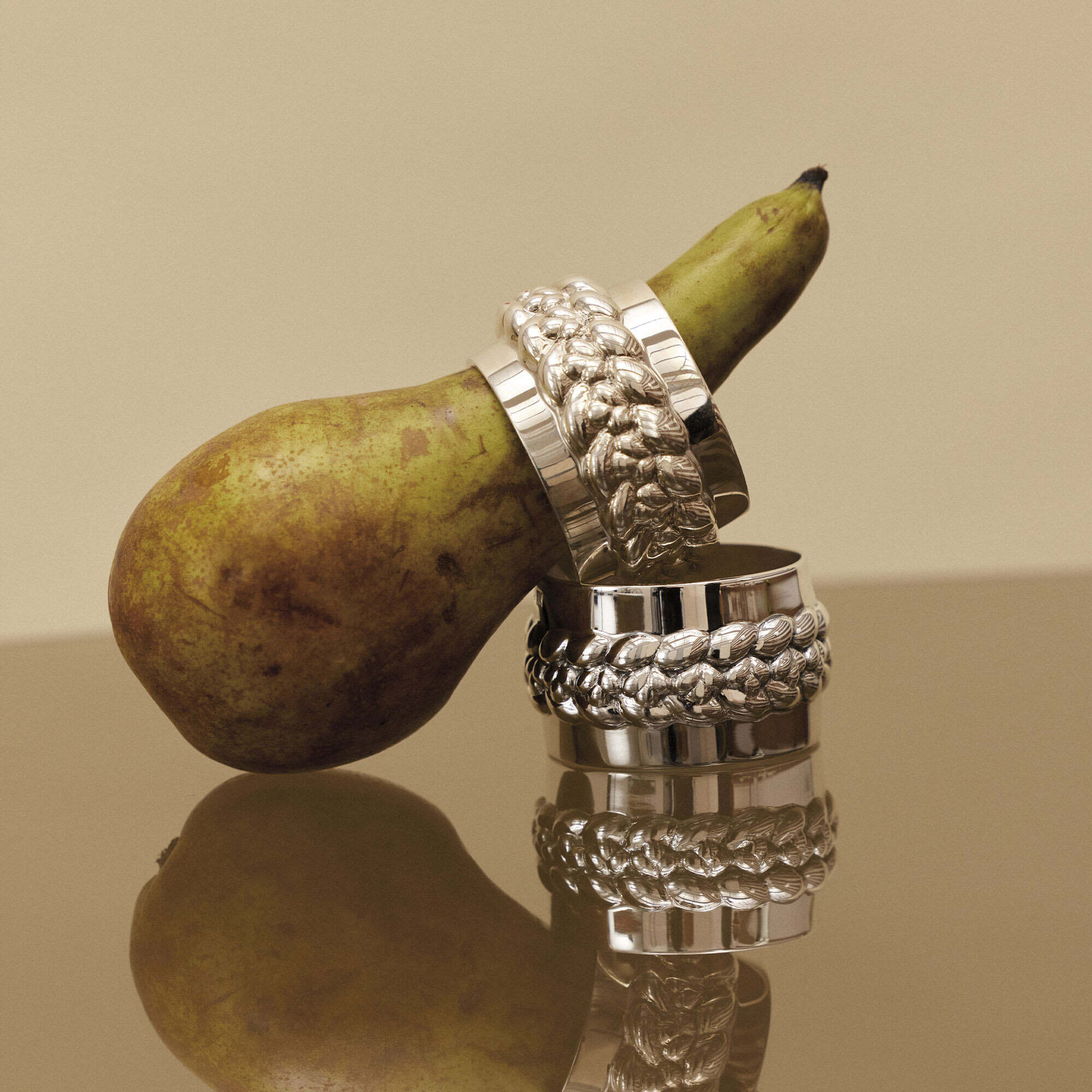 Christofle Babylone Silver Plated Napkin Ring — additional view