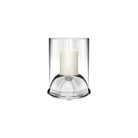 Christofle Oh de Christofle Large Stainless Steel & Glass Hurricane, view 2