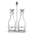 Christofle Malmaison Oil and Vinegar Cruet in silver-plate on a white background