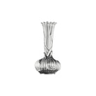 Christofle Silver-Plated Onion Shape Vase in silver-plate on a white background