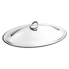 Christofle Vertigo Silver-Plated Oval Cover in silver-plate on a white background