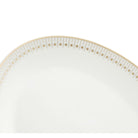 Christofle Malmaison Outer Gold Finish Porcelain Oval Platter - 11 in — additional view
