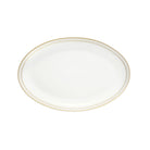 Christofle Malmaison Outer Gold Finish Porcelain Oval Platter - 11 in — additional view