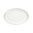 Christofle Malmaison Platinum Finish Porcelain Oval Platter — additional view