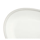 Christofle Malmaison Platinum Finish Oval Porcelain Platter - 15 in — additional view