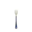 Christofle Silver-Plated Oyster Fork - Marbled Blue in silver-plate on a white background