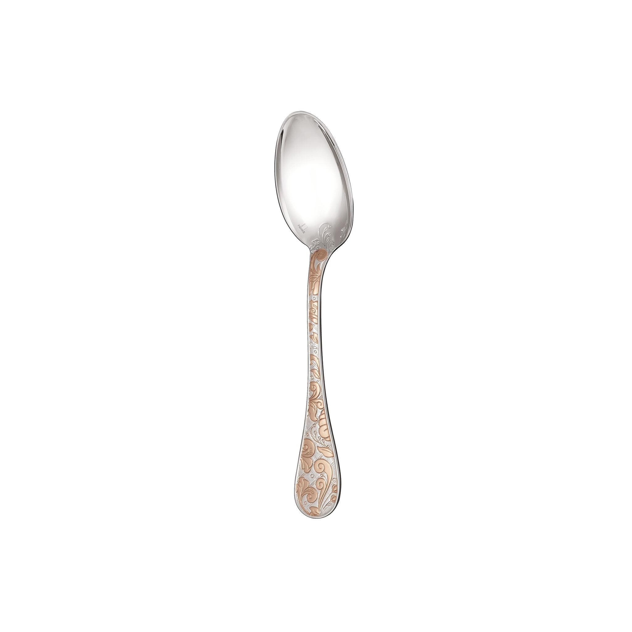 Christofle Jardin d'Eden Partially Gilded Rose Gold Dessert Spoon — additional view